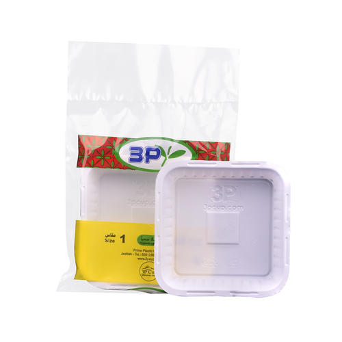 3P Square Plastic Plate