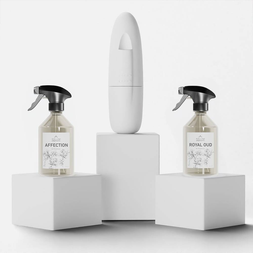 مجموعة جهاز AF90 + معطر مفارش (2*500مل)