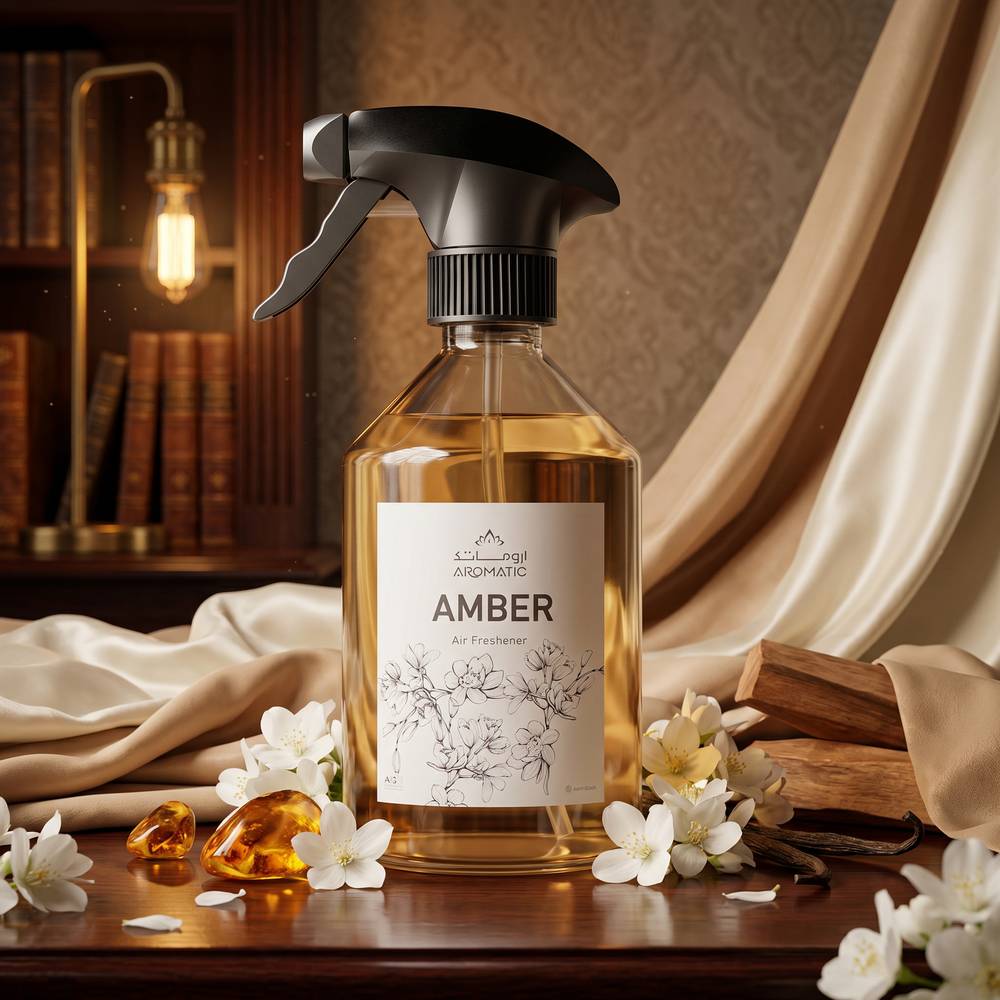 صورة معطر جو عنبر من أروماتك السعودية، معطر جو فاخر للمنازل والسيارات داخل المملكة