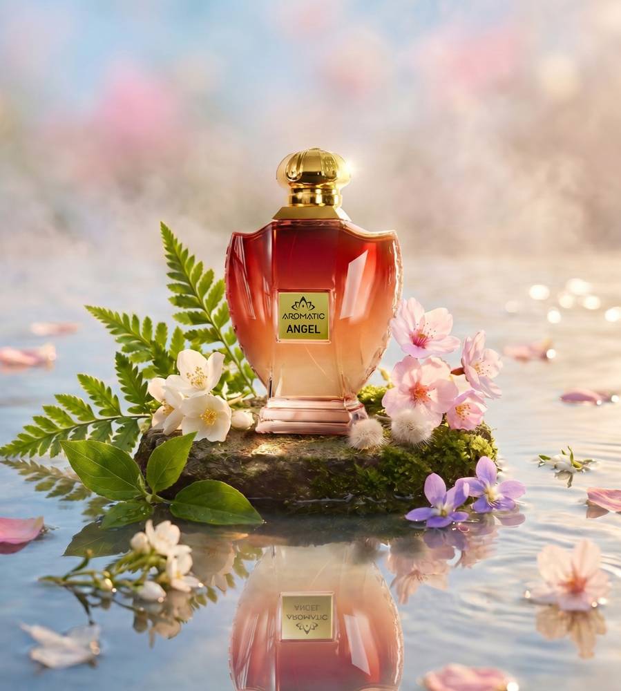 صورة عطر أنجيل من أروماتك السعودية، عطر فاخر مناسب للعميل السعودي داخل المملكة