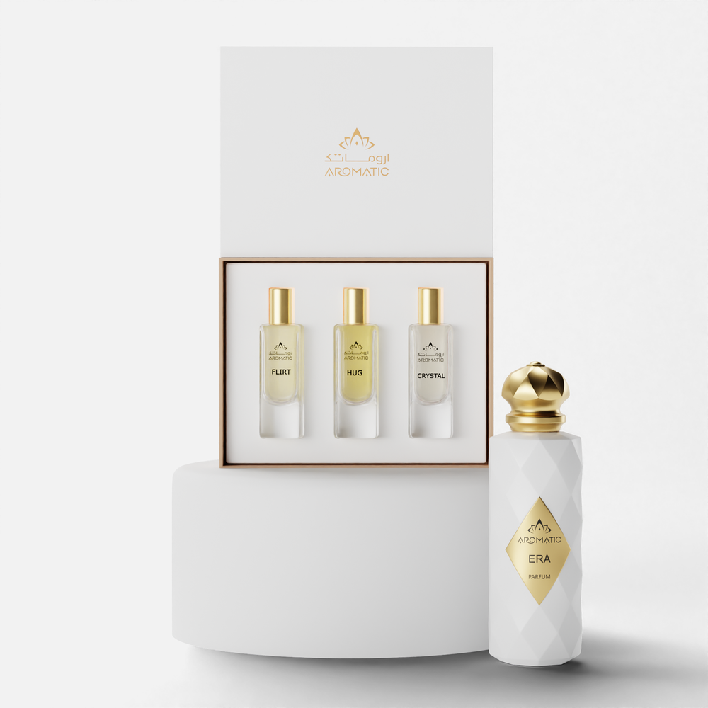 صورة مجموعة العطور الرايقة + عطر 200مل من أروماتك السعودية، باقة عطور وهدايا فاخرة داخل المملكة
