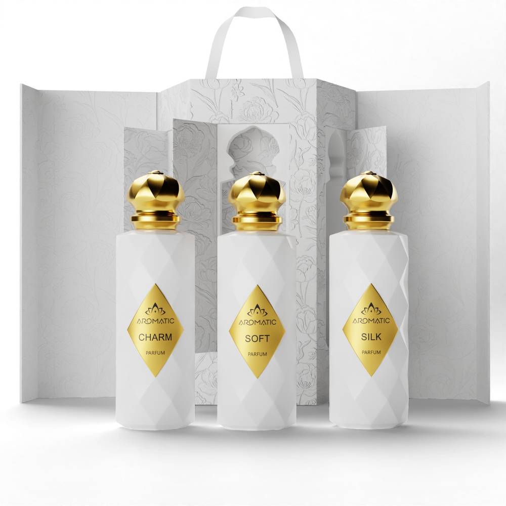 صورة باقة عطور سوفتنيس ( 200 مل لكل عطر ) من أروماتك السعودية، باقة عطور وهدايا فاخرة داخل المملكة