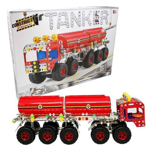 لعبة تركيب شاحنة ناقلة معدنية – CONSTRUCT IT TANKER