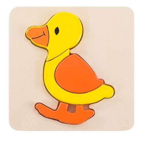 لغز كتل الأشكال ، البطة