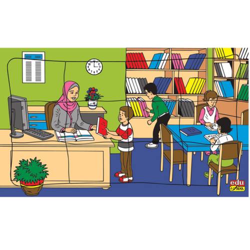 بزل المهن_أمينة المكتبة