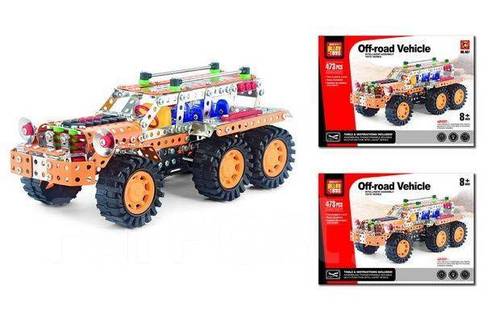لعبة تركيب سيارة دفع رباعي معدنية – Off-road Vehicle