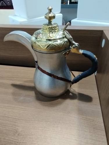 دله قهوه حب الرمان نحاس صغير