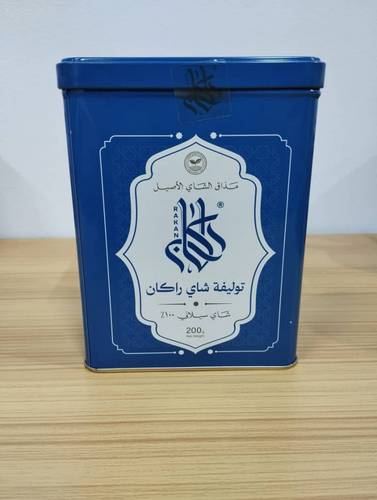 شاي راكان توليفه 200 جرام علبه معدنيه