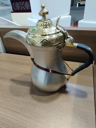 دله قهوه حب الرمان المونيم كبير 1.7 لتر