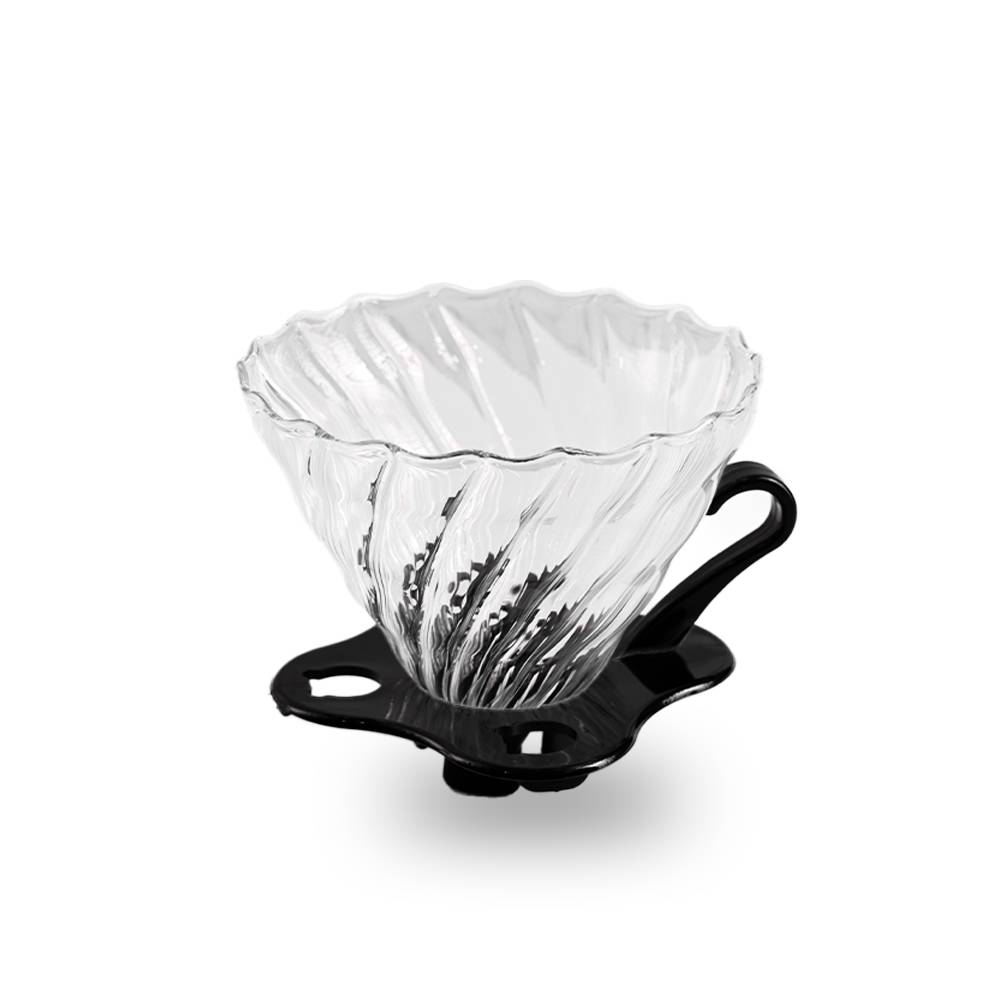 قمع V60 زجاج قاعدة اسود 01