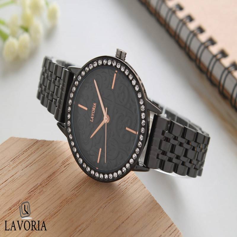 ساعه نسائيه من الستيل بتصميم كلاسيك من لافوريا L075001