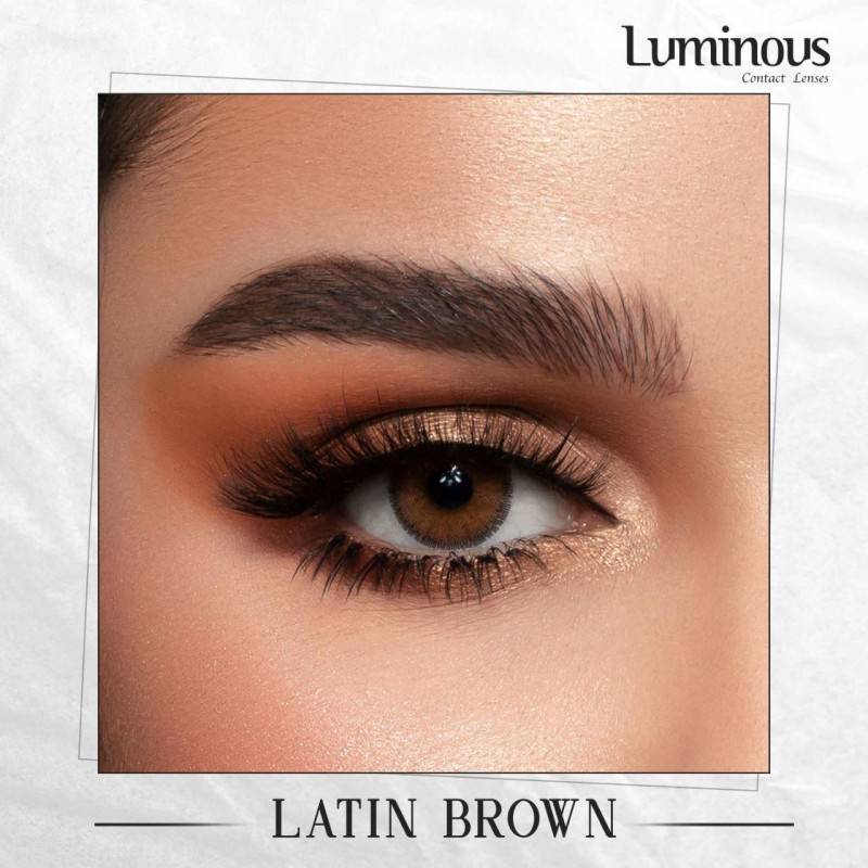 عدسات  لومينوس الشهرية لاتين براون - Latin Brown