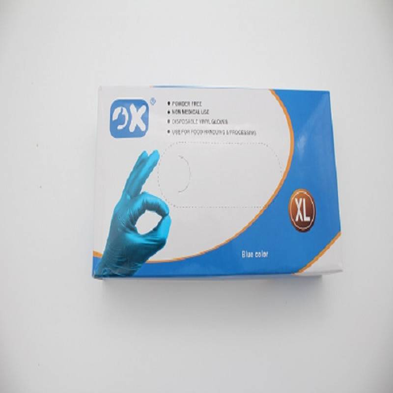 قفازات اوكى ازرق/70حبة مقاس XL