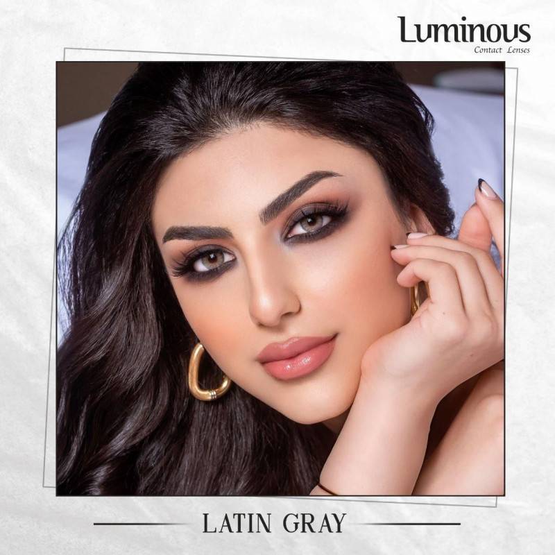 عدسات  لومينوس الشهرية لاتين جراي - Latin Gray