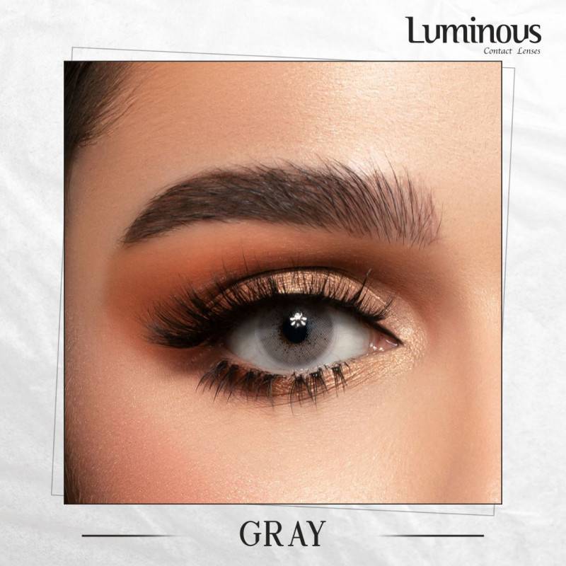 عدسات  لومينوس الشهرية جراي - Gray