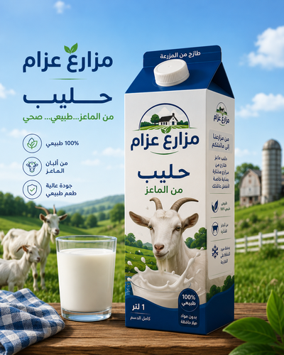 حليب طازج يوميا  لتر