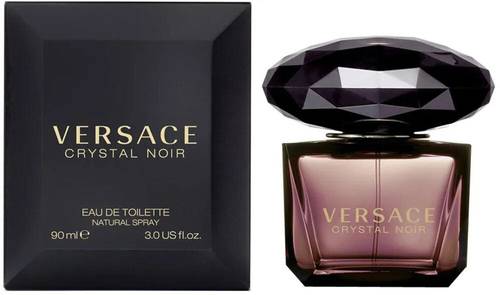 عطر كريستال نوار او دو تواليت فرزاتشي 90 مل   Crystal Noir Eau de Toilette Versace – غموض أنثوي بإحساس فاخر