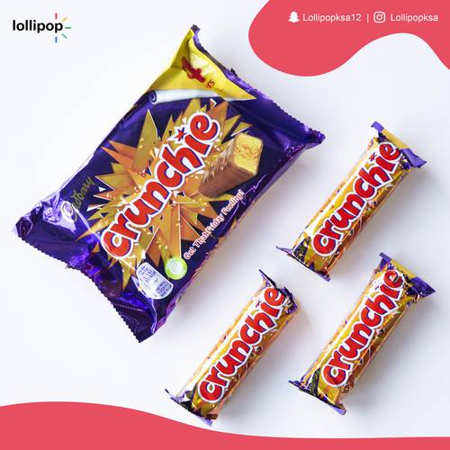 Cadbury crunchie 4 bars 