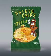 بطاطس شيبس بيلي الدجاج المشوي &Patato Chips Billy BBQ