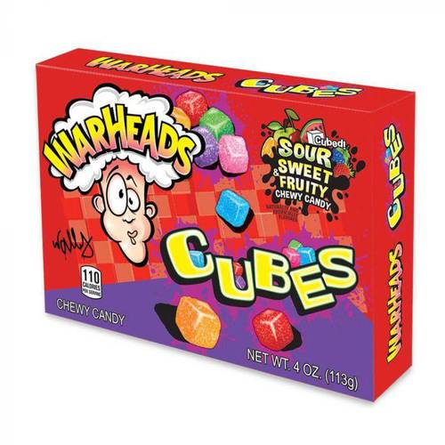 Warheads new sour fruity flavors cubes