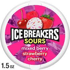 Ice Breakers Sours Mixed Straberry Cherry 