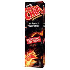 Potato Mega Chips With The Taste Of Thai Pepper Extrmely Hot Chips 