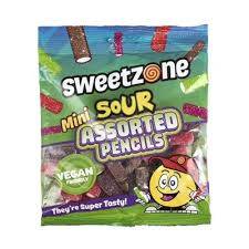 SweetZone Mini Sour Assorted Pencils