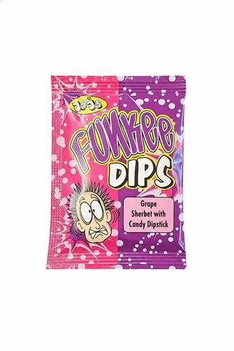 Funkee Dips Grape Sherbet With Candy Dipstick