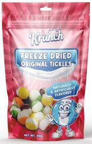Krunch freeze dried candy original tickles 