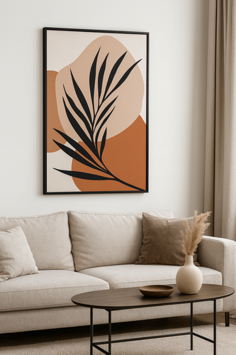 لوحة جدارية “ورقة طبيعية” (90×60 cm)