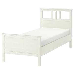 هيكل سرير, صباغ أبيض مع قاعده شرائحيه Luroy‎90x200 