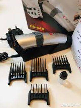 دي إل سي مجموعة ماكينة قص شعر قابلة للشحن 7 في 1 رمادي/أسود 17.5سم 