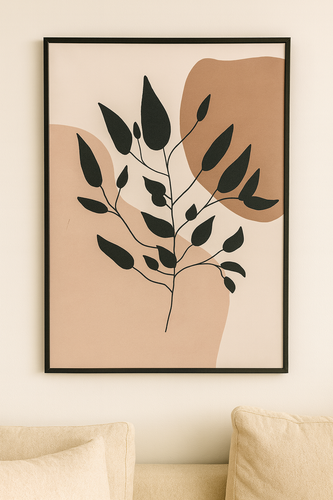 لوحة جدارية “أوراق أنيقة” (90×60 cm)