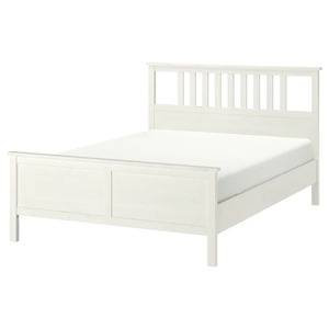 سرير مزدوج  صباغ أبيض، ‎140x200 سم