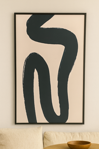 لوحة جدارية “خطوط تجريدية” (90×60 cm)