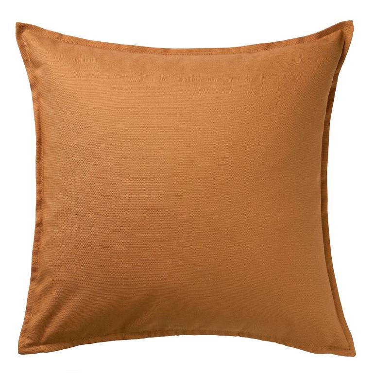 غطاء وسادة, بني-أصفر‎50x50 سم‏ 