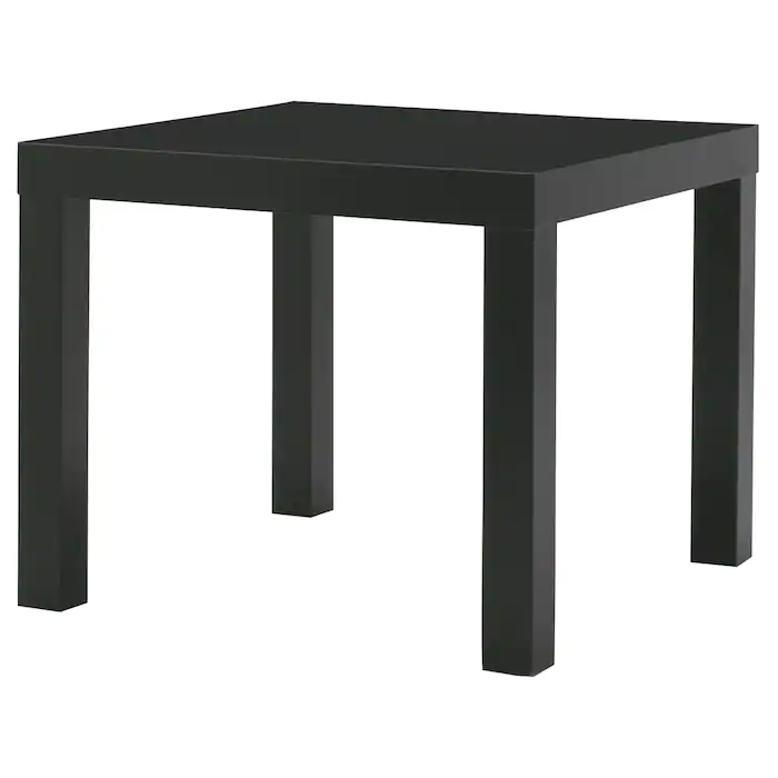  طاولة جانبية، أسود، ‎55x55 سم