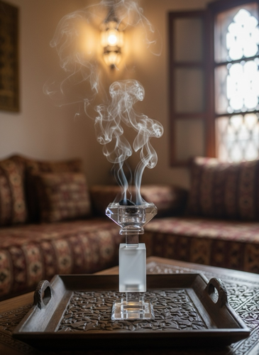 مبخرة كرستال مع تصميم فاخر 15 cm 