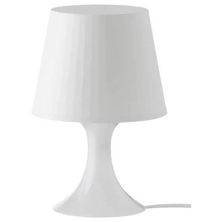 مصباح طاولة، أبيض، 29 سم