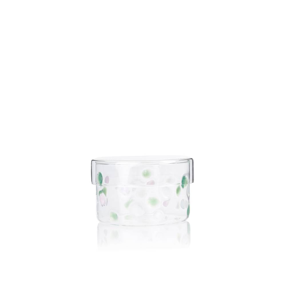   SPECKLED GLASS JAR BY DAREE HOME 
