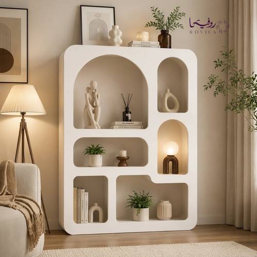 دولاب تحف وهدايا خشبي بتصميم عصري  Rovica
