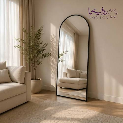 مرآة الهبه بإطار أسود  Rovica