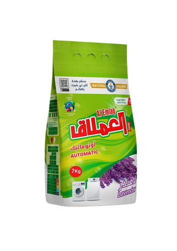 العملاق مسحوق غسيل للغسالات (الأتوماتيكية) برائحة (لافندر) كيس