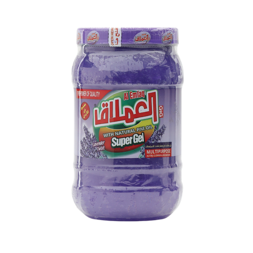 Al-Emlaq Super Gel Lavender - Multi-Purpose Cleaner with Relaxing Lavender Scent