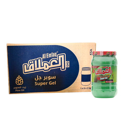 العملاق سوبر جل  2 كغم  صنوبر 6X1 (كرتون) 