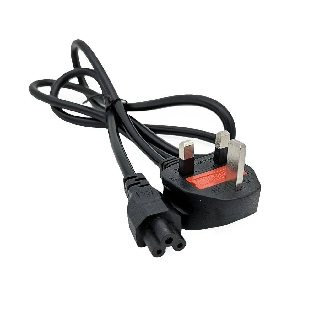 كيبل باور شاحن لابتوب UK plug Laptop  AC Power Cord Cable