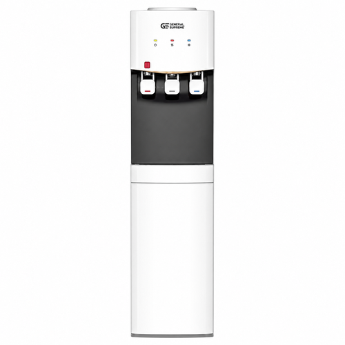 General Supreme Water Dispenser Hot Normal Cold Stainless Steel Tank White GSWDTLT