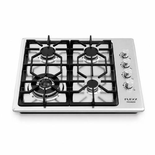 FLEXY Built-In Gas Hob 4 Burners Stainless Steel – FKH466SD
