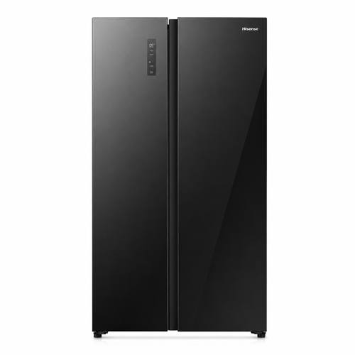 Hisense Side by Side Refrigerator 18.8 Cu.Ft Black Inverter – RS3G558NABC