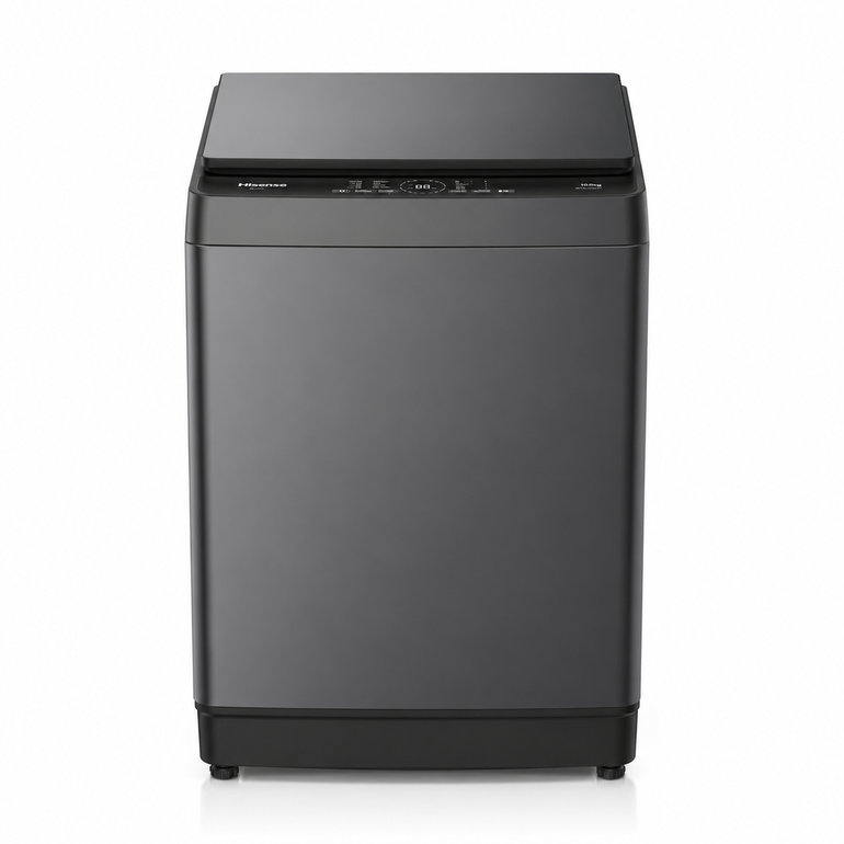 هايسنس غسالة أوتوماتيك تحميل علوي 12 كيلو رمادي – WT3K1222UT6